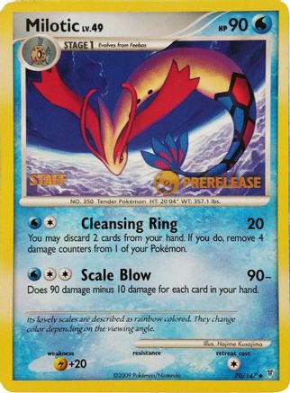 [PKM-R] Milotic (70/147) (Staff Prerelease Promo) [Nintendo: Black Star Promos]