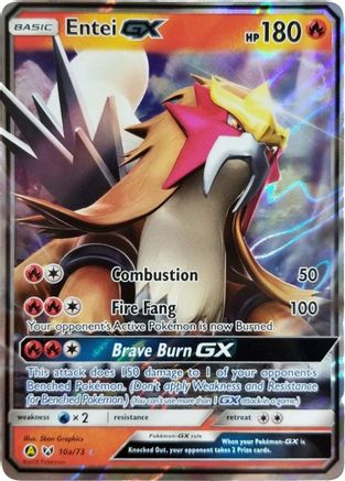 [PKM] Entei GX (10a/73) [Alternate Art Promos]