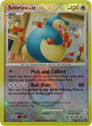 [PKM-R] Snorlax (33/111) (League Promo) [Platinum: Rising Rivals]