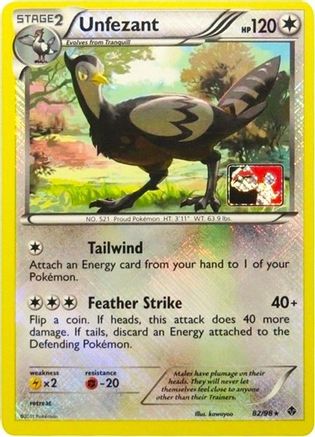 [PKM] Unfezant (82/98) (League Promo) [Black & White: Emerging Powers]