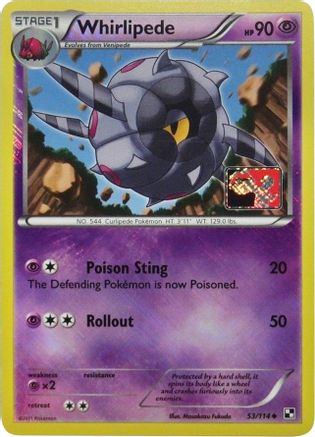 [PKM] Whirlipede (53/114) (League Promo) [Black & White: Base Set]