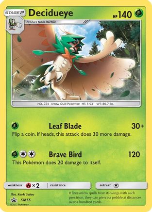 [PKM] Decidueye (SM55) [Sun & Moon: Black Star Promos]