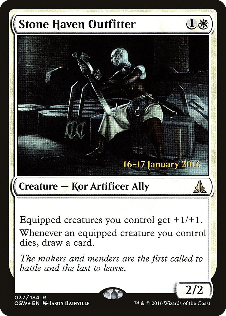 {R} Stone Haven Outfitter [Oath of the Gatewatch Prerelease Promos][PR OGW 037] - Misty Mountain Games