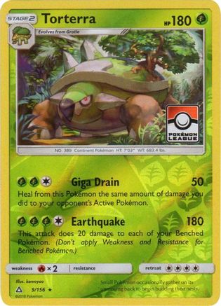 [PKM] Torterra (9/156) (League Promo) [Sun & Moon: Ultra Prism]