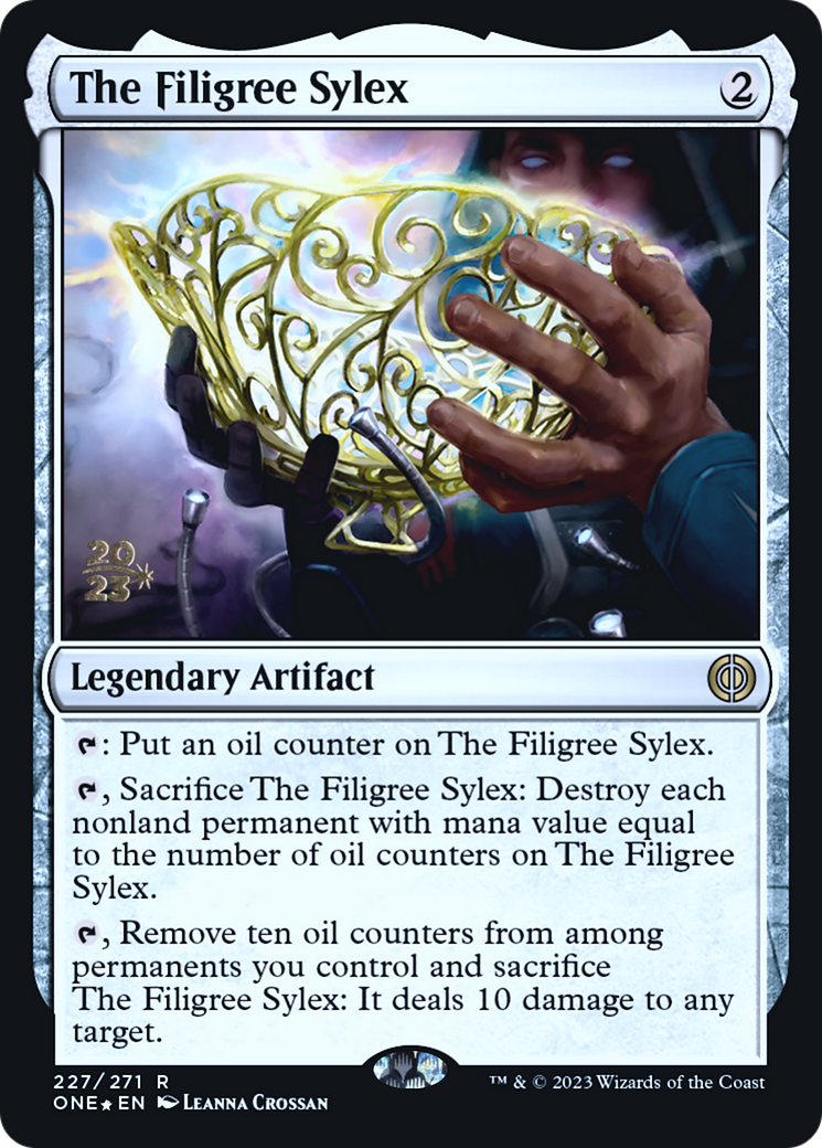 {R} The Filigree Sylex [Phyrexia: All Will Be One Prerelease Promos][PR ONE 227]