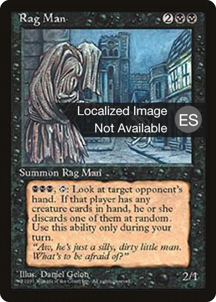 {F} Rag Man [Fourth Edition (Foreign Black Border)][FBB 4ED 155]