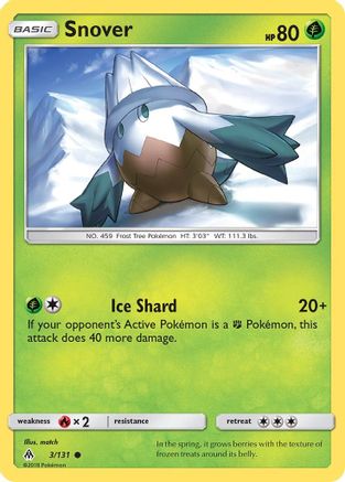 [PKM] Snover (3/131) [Sun & Moon: Forbidden Light]
