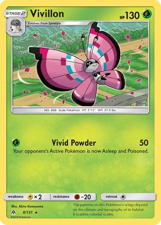 [PKM] Vivillon (8/131) [Sun & Moon: Forbidden Light]