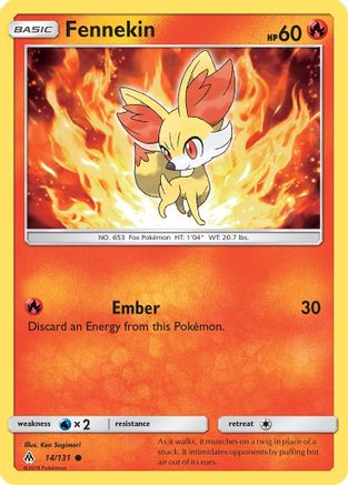 [PKM] Fennekin (14/131) [Sun & Moon: Forbidden Light]
