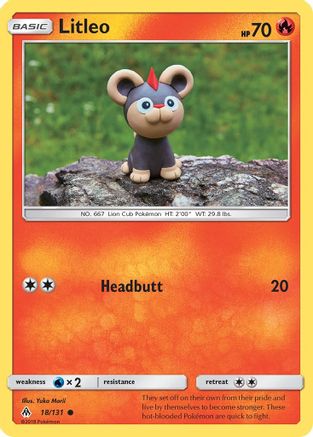 [PKM] Litleo (18/131) [Sun & Moon: Forbidden Light]