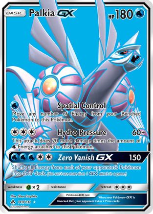 [PKM-R] Palkia GX (119/131) [Sun & Moon: Forbidden Light]