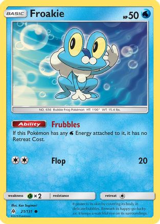[PKM] Froakie (21/131) [Sun & Moon: Forbidden Light]