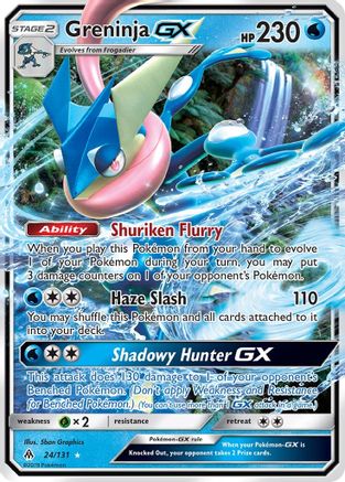 [PKM] Greninja GX (24/131) [Sun & Moon: Forbidden Light]