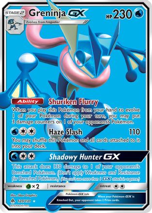 [PKM] Greninja GX (120/131) [Sun & Moon: Forbidden Light]