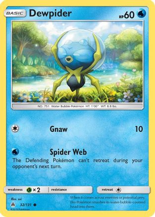[PKM] Dewpider (32/131) [Sun & Moon: Forbidden Light]
