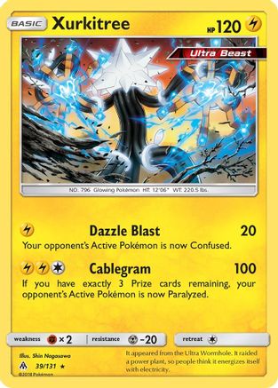 [PKM] Xurkitree (39/131) [Sun & Moon: Forbidden Light]