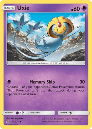 [PKM] Uxie (41/131) [Sun & Moon: Forbidden Light]