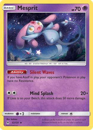 [PKM] Mesprit (42/131) [Sun & Moon: Forbidden Light]