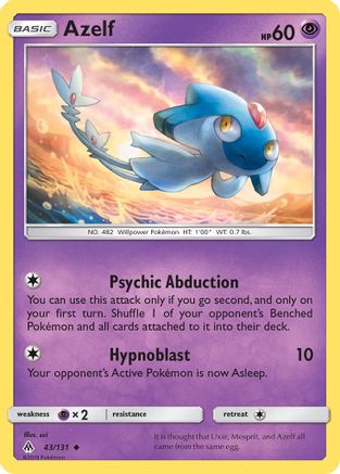 [PKM-C] Azelf (43/131) [Sun & Moon: Forbidden Light]