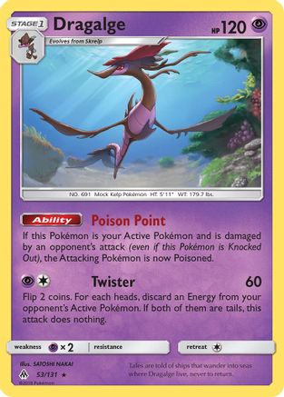 [PKM] Dragalge (53/131) [Sun & Moon: Forbidden Light]