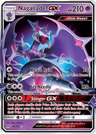 [PKM-R] Naganadel GX (56/131) [Sun & Moon: Forbidden Light]