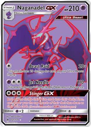 [PKM] Naganadel GX (121/131) [Sun & Moon: Forbidden Light]