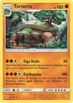 [PKM] Torterra (58/131) [Sun & Moon: Forbidden Light]