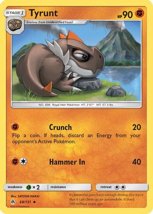 [PKM] Tyrunt (68/131) [Sun & Moon: Forbidden Light]