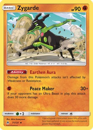 [PKM-C] Zygarde (71/131) [Sun & Moon: Forbidden Light]