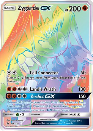 [PKM] Zygarde GX (136/131) [Sun & Moon: Forbidden Light]