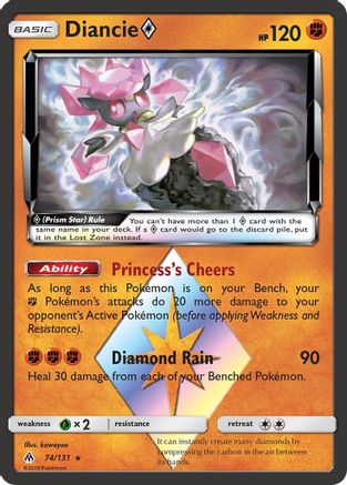 [PKM] Diancie (74/131) (Prism Star) [Sun & Moon: Forbidden Light]