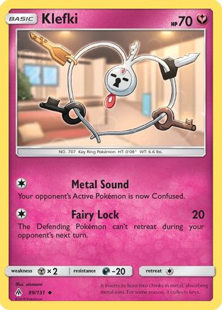 [PKM] Klefki (89/131) [Sun & Moon: Forbidden Light]
