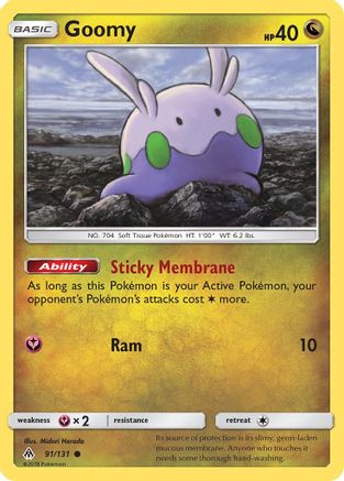[PKM] Goomy (91/131) [Sun & Moon: Forbidden Light]