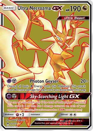 [PKM-R] Ultra Necrozma GX (127/131) [Sun & Moon: Forbidden Light]