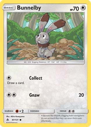 [PKM] Bunnelby (97/131) [Sun & Moon: Forbidden Light]