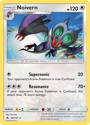 [PKM-R] Noivern (101/131) [Sun & Moon: Forbidden Light]