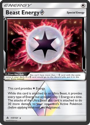 [TR] Beast Energy (117/131) (Prism Star) [Sun & Moon: Forbidden Light]