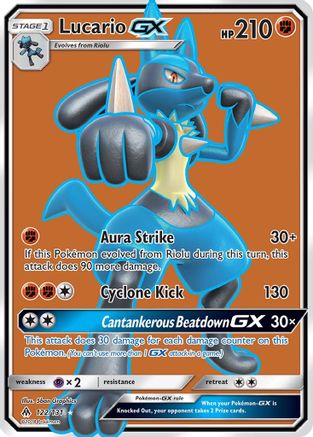 [PKM-R] Lucario GX (122/131) [Sun & Moon: Forbidden Light]