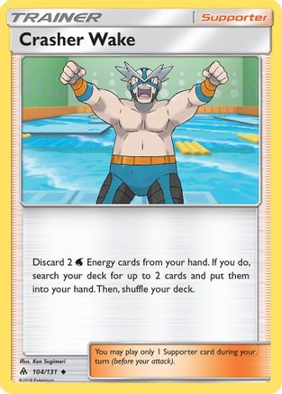 [TR] Crasher Wake (104/131) [Sun & Moon: Forbidden Light]