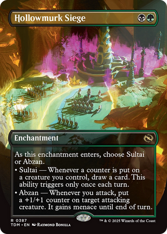 {@R} Hollowmurk Siege (Borderless) [Tarkir: Dragonstorm][TDM 387]