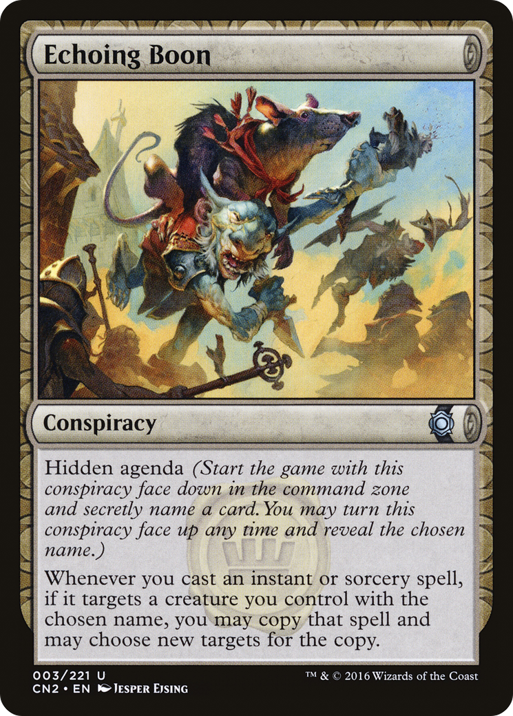 {C} Echoing Boon [Conspiracy: Take the Crown][CN2 003]