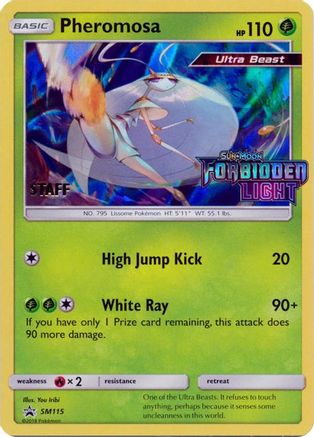[PKM-R] Pheromosa (SM115) (Staff Prerelease Promo) [Sun & Moon: Black Star Promos]