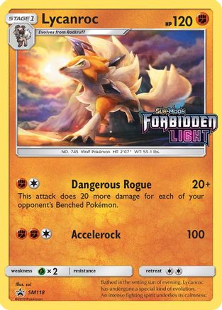 [PKM-R] Lycanroc (SM118) (Prerelease Promo) [Sun & Moon: Black Star Promos]