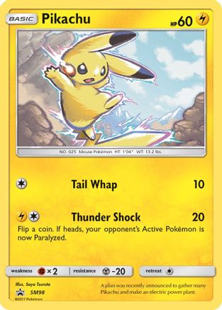 [PKM] Pikachu (SM98) [Sun & Moon: Black Star Promos]