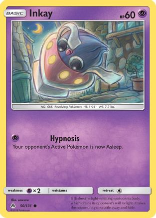 [PKM] Inkay (50/131) [Sun & Moon: Forbidden Light]