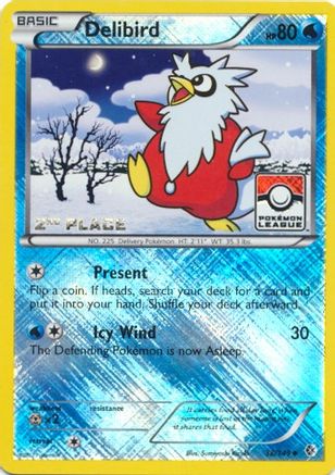 [PKM] Delibird (38/149) (League Promo 2nd Place) [Black & White: Boundaries Crossed]