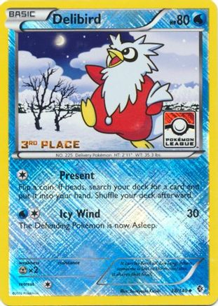 [PKM-R] Delibird (38/149) (League Promo 3rd Place) [Black & White: Boundaries Crossed]