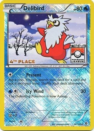 [PKM] Delibird (38/149) (League Promo 4th Place) [Black & White: Boundaries Crossed]