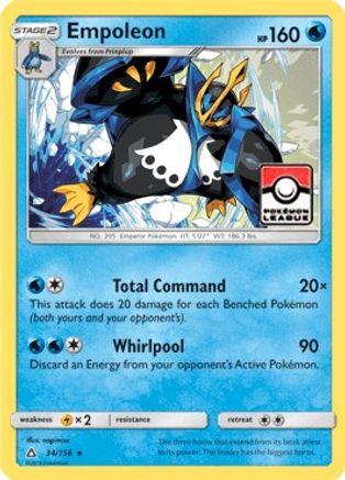 [PKM] Empoleon (34/156) (League Promo) [Sun & Moon: Ultra Prism]