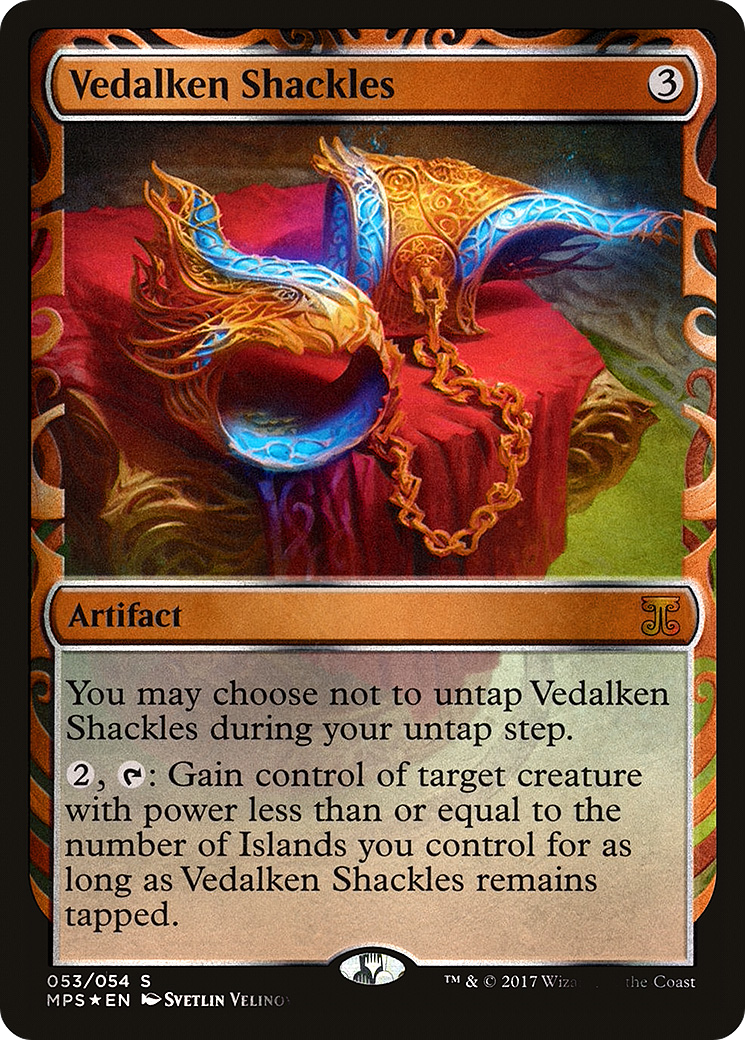 {R} Vedalken Shackles [Kaladesh Inventions][MPS 053] - Misty Mountain Games
